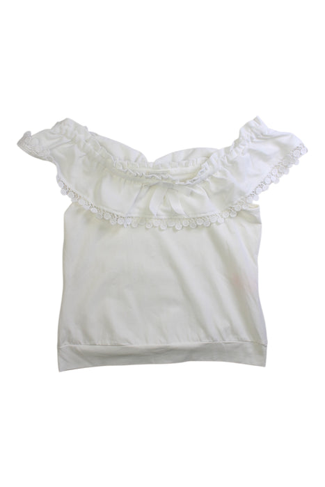 A White Strapless Tops from Nicholas & Bears in size 14Y for girl. (Front View)