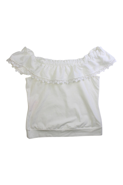 A White Strapless Tops from Nicholas & Bears in size 14Y for girl. (Back View)