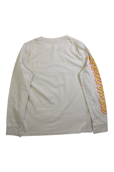 A Beige Long Sleeve T Shirts from Abercrombie & Fitch in size 9Y for boy. (Back View)