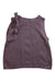 A Purple Sleeveless Tops from Le Petit Pois in size 3T for girl. (Front View)