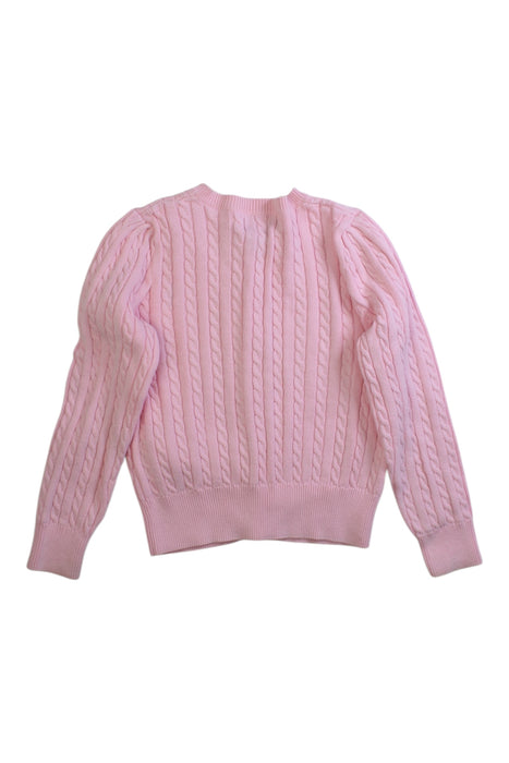 A Pink Cardigans from Polo Ralph Lauren in size 5T for girl. (Back View)