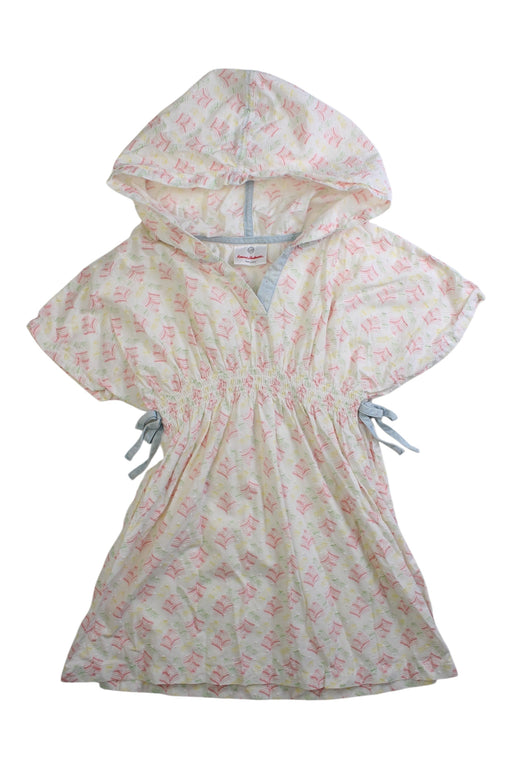 A White Cover Ups from Hanna Andersson in size 5T for girl. (Front View)