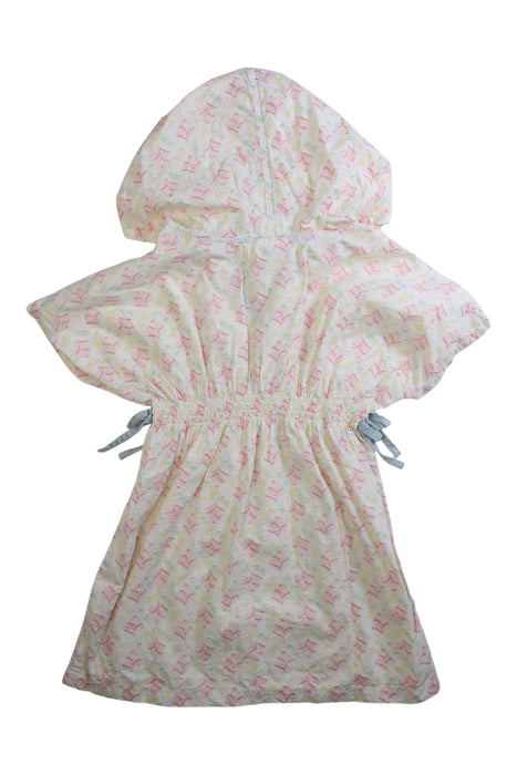 A White Cover Ups from Hanna Andersson in size 5T for girl. (Back View)