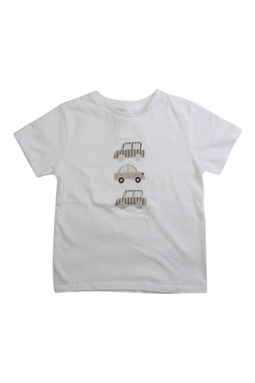 A White Short Sleeve T Shirts from Mayoral in size 3T for boy. (Front View)