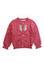 A Pink Cardigans from Momonittu in size 4T for girl. (Front View)