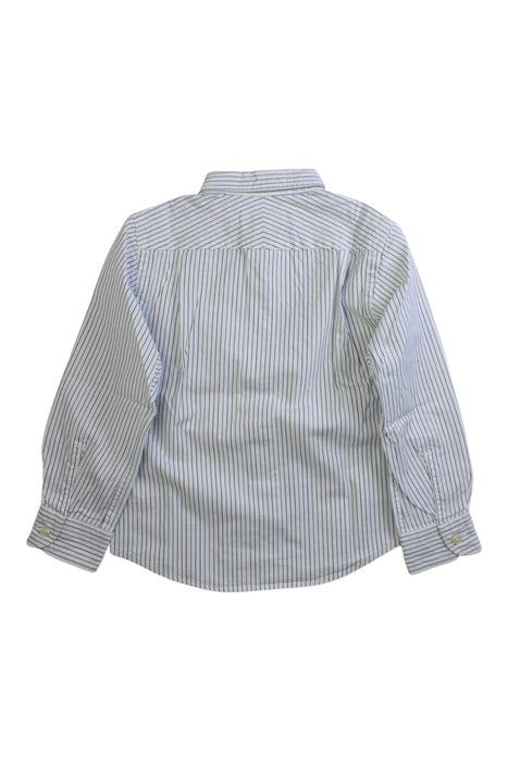 A White Long Sleeve Shirts from Bellerose in size 4T for boy. (Back View)