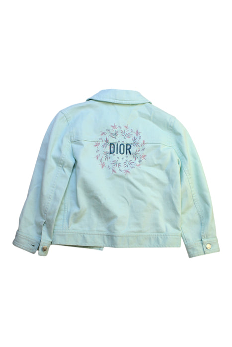 A Blue Lightweight Jackets from Dior in size 6T for girl. (Back View)