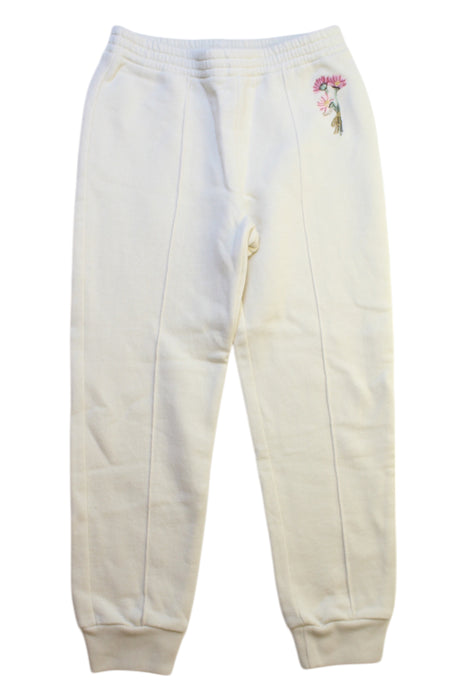 A White Sweatpants from Gucci in size 6T for girl. (Front View)