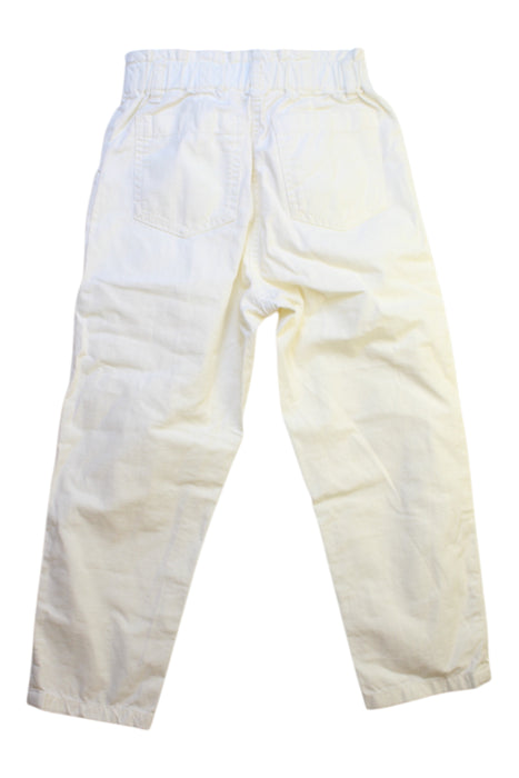 A White Casual Pants from Bonpoint in size 6T for girl. (Back View)