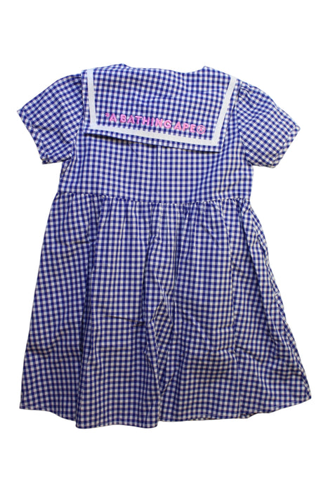 A Blue Short Sleeve Dresses from Bape by A Bathing Ape in size 6T for girl. (Back View)