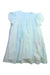 A Blue Sleeveless Dresses from Nanos in size 7Y for girl. (Back View)