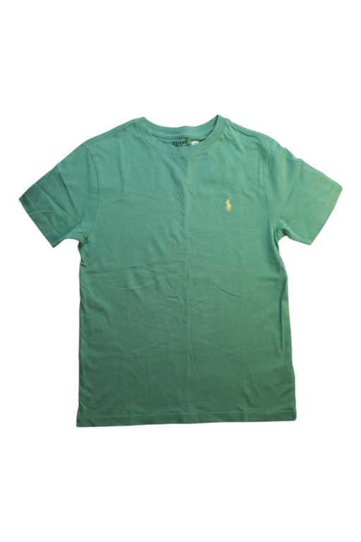A Green Short Sleeve T Shirts from Polo Ralph Lauren in size 8Y for boy. (Front View)