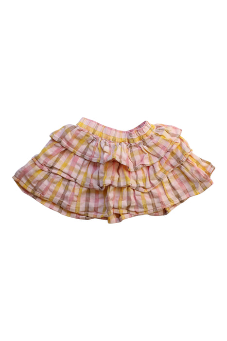 A Pink Short Skirts from Seed in size 5T for girl. (Back View)