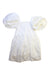A White Short Sleeve Dresses from Gingersnaps in size 6T for girl. (Back View)
