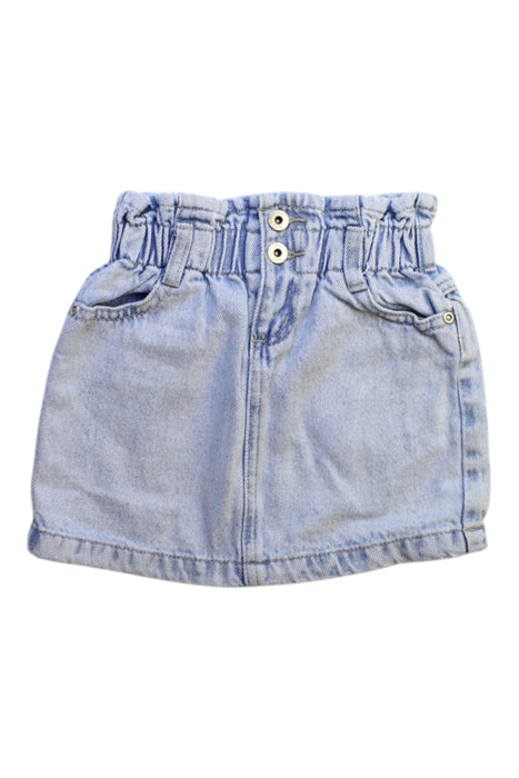 A Blue Short Skirts from Seed in size 4T for girl. (Front View)