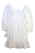 A White Long Sleeve Dresses from Seed in size 10Y for girl. (Back View)