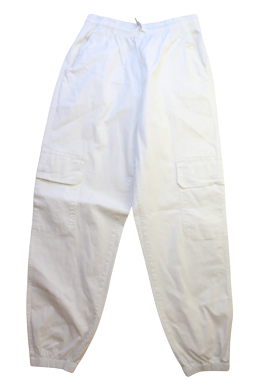 A White Casual Pants from Seed in size 10Y for girl. (Front View)