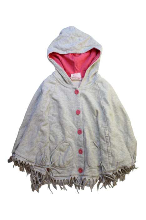 A Grey Capes & Ponchos from Paper Wings in size 7Y for girl. (Front View)