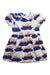 A Multicolour Short Sleeve Dresses from Mini Rodini in size 7Y for girl. (Front View)
