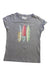 A Grey Short Sleeve T Shirts from Arsène et les pipelettes in size 5T for girl. (Front View)