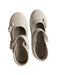 A White Flats from Paralleibee in size 6T for girl. (Front View)