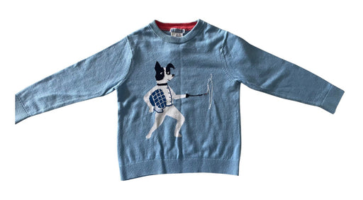 A Blue Knit Sweaters from Jacadi in size 3T for boy. (Front View)