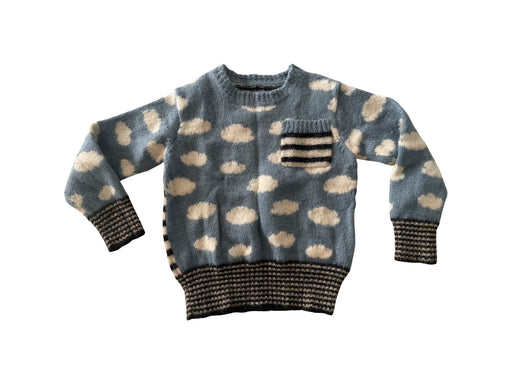 A Blue Knit Sweaters from Noch Mini in size 4T for neutral. (Front View)