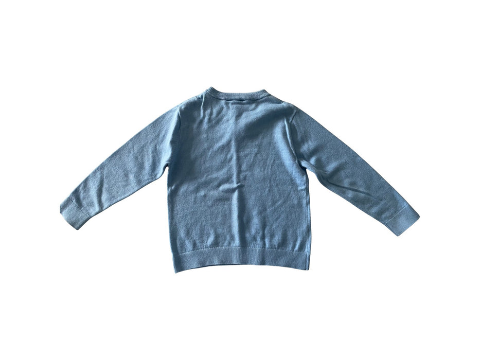 A Blue Knit Sweaters from Jacadi in size 3T for boy. (Back View)