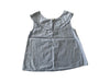 A Blue Sleeveless Shirts from Jacadi in size 6T for girl. (Back View)