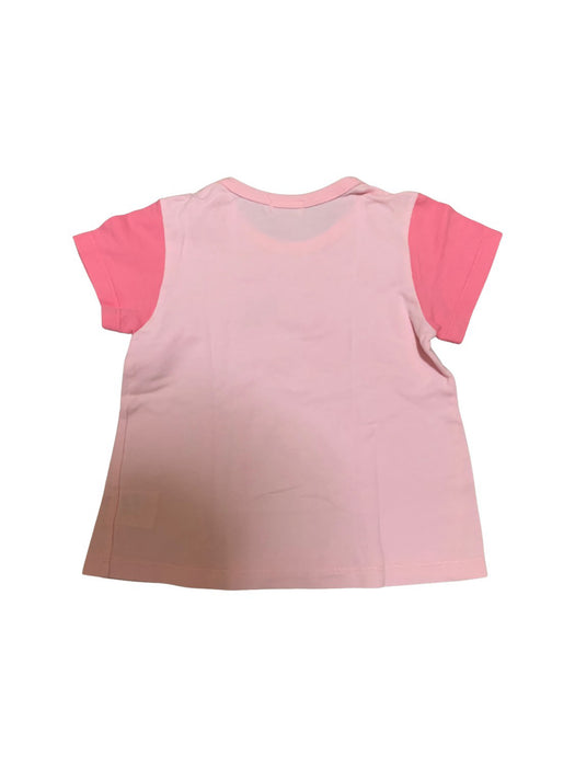 A Pink Short Sleeve T Shirts from Hot Biscuits Mikihouse in size 5T for girl. (Back View)