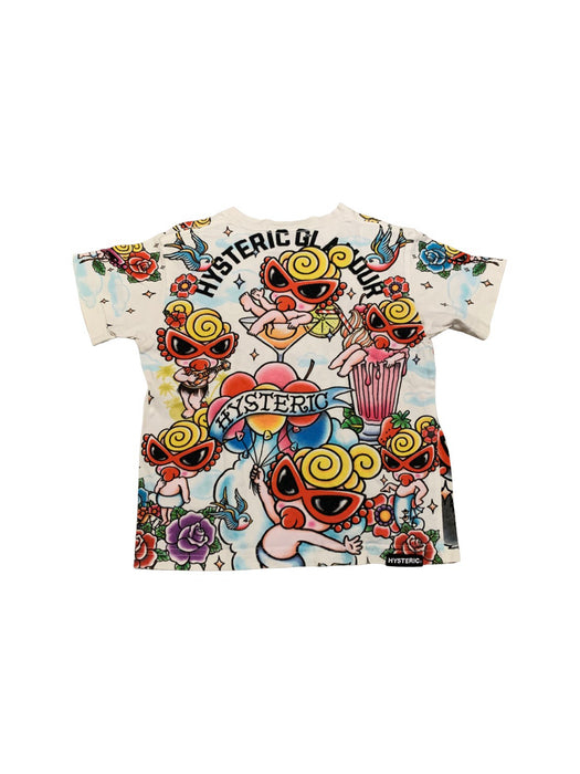 A White Short Sleeve T Shirts from Hysteric Mini in size 6T for girl. (Back View)
