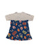A Grey Short Sleeve Dresses from Kenzo in size 4T for girl. (Back View)