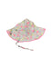 A Pink Sun Hats from Petit Bateau in size 12-18M for girl. (Back View)