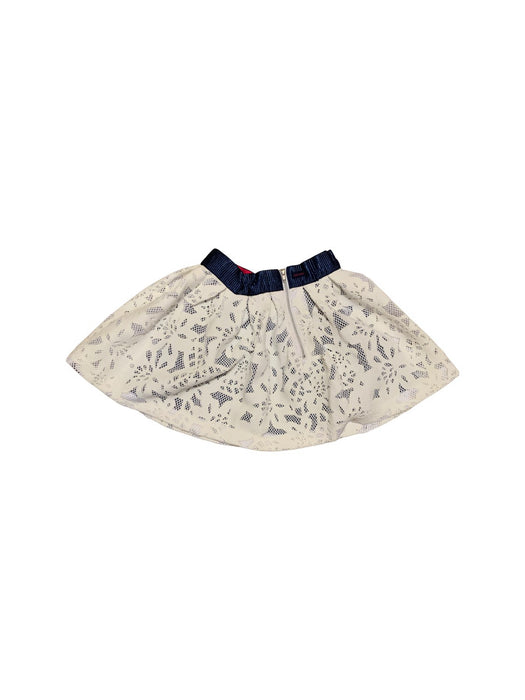 A White Short Skirts from Catimini in size 6T for girl. (Back View)