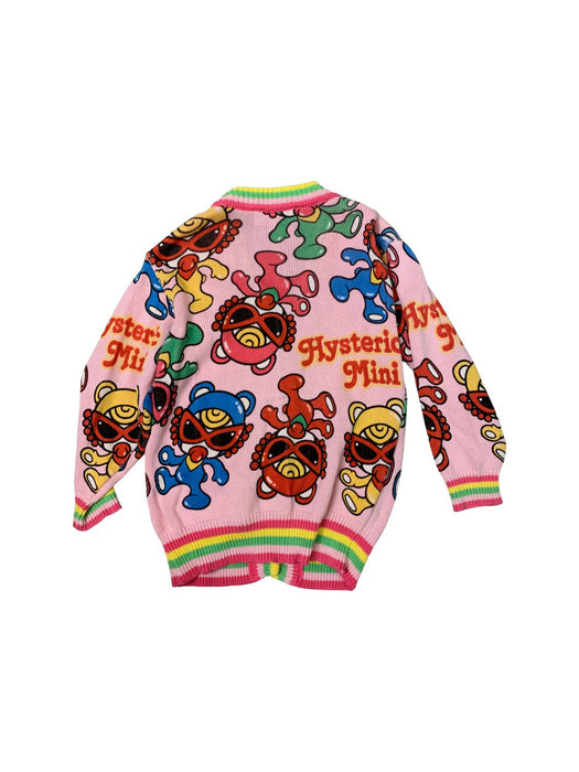 A Pink Cardigans from Hysteric Mini in size 4T for girl. (Back View)