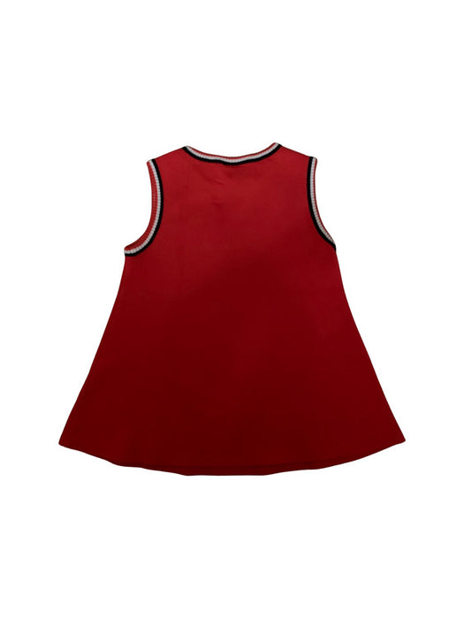 A Red Sleeveless Dresses from Fila in size 4T for girl. (Back View)