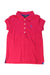 A Pink Short Sleeve Polos from Polo Ralph Lauren in size 4T for girl. (Front View)
