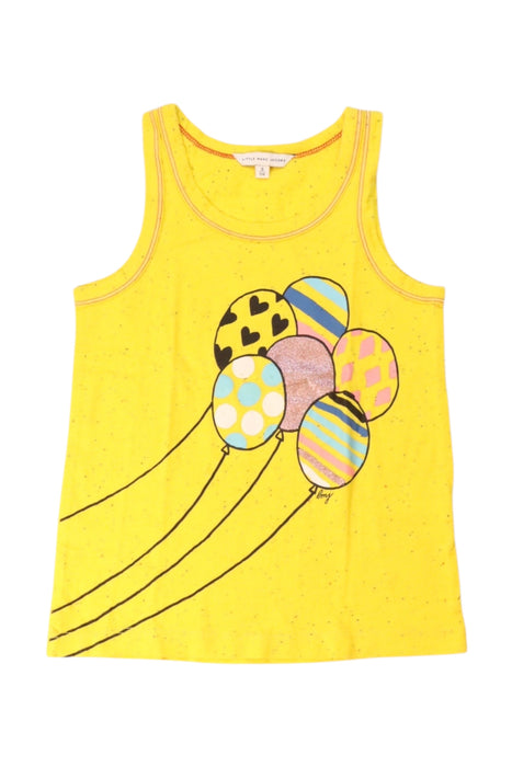 A Yellow Sleeveless T Shirts from Little Marc Jacobs in size 6T for girl. (Front View)