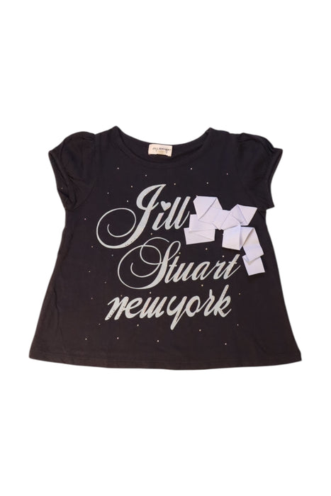 A Black Short Sleeve Tops from Jill Stuart in size 4T for girl. (Front View)