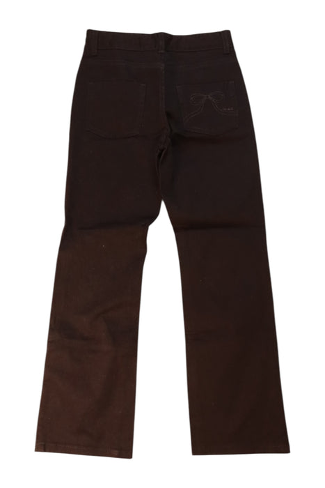 A Black Casual Pants from Jacadi in size 8Y for girl. (Back View)