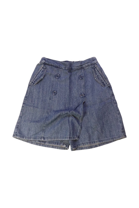 A Blue Shorts from BEAMS in size 7Y for girl. (Front View)