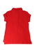A Red Short Sleeve Polos from Polo Ralph Lauren in size 7Y for girl. (Back View)
