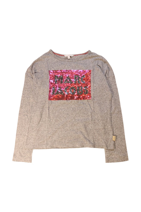 A Grey Long Sleeve Tops from Little Marc Jacobs in size 10Y for girl. (Front View)