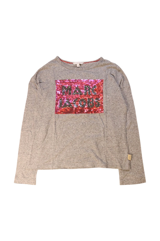 A Grey Long Sleeve Tops from Little Marc Jacobs in size 10Y for girl. (Front View)