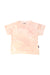 A Peach Short Sleeve T Shirts from Global  Work in size 5T for girl. (Front View)