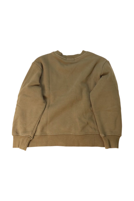 A Green Sweatshirts from XLARGE Kids in size 5T for neutral. (Back View)