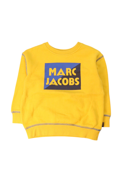 A Yellow Sweatshirts from Little Marc Jacobs in size 4T for neutral. (Front View)