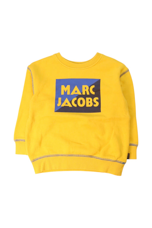 A Yellow Sweatshirts from Little Marc Jacobs in size 4T for neutral. (Front View)