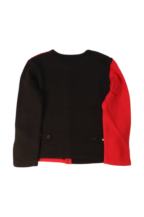 A Black Buttoned Sweatshirts from Agnes b. in size 8Y for girl. (Back View)