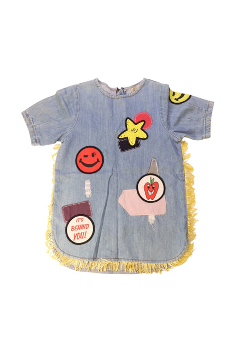 A Multicolour Short Sleeve Dresses from Stella McCartney in size 4T for girl. (Front View)